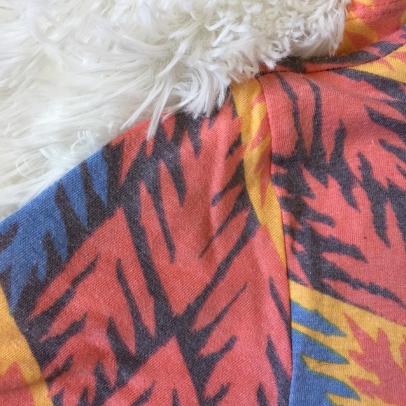 LuLaRoe Aztec Type Print Carly Dress - Picture 3 of 4